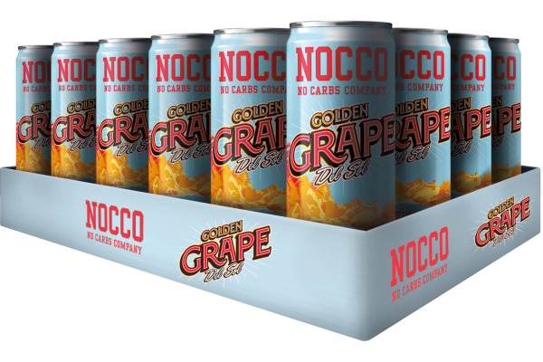 NOCCO BCAA Golden Grape Alu 400001900 33 cl, 24 Stk.