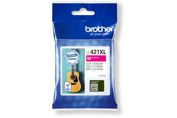 BROTHER Tintenpatrone HY magenta LC-421XLM DCP-J1050 500 Seiten