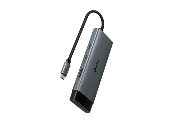 TP-LINK USB-C 7-Port Hub UH7020C HDMI 4K,USB-A&C, PD 100W,SD