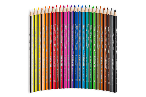 STAEDTLER Farbstifte Noris Colour 187C2403 upcycled Wood 24 Stück