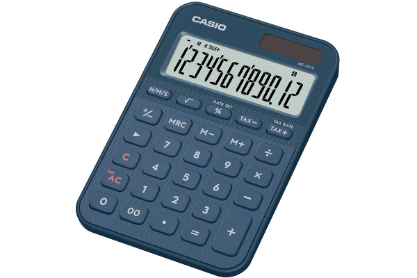CASIO Taschenrechner MS-20YC dunkelblau