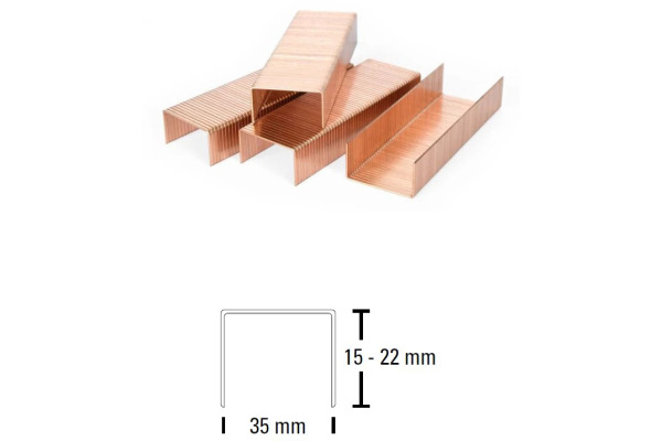 BOSTITCH Heftklammern 35/15 15mm 1331500Z 2000 Stück