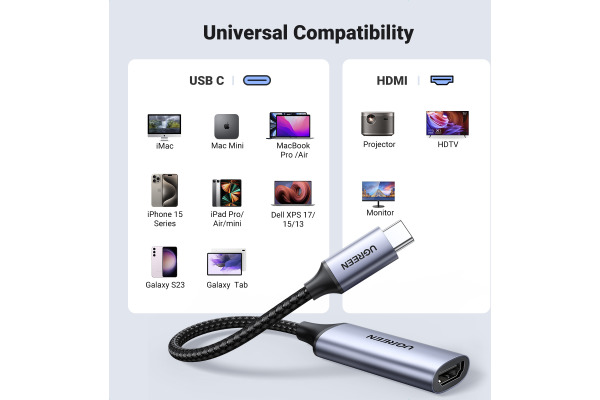 UGREEN USB-C To HDMI Female Adapter 70444