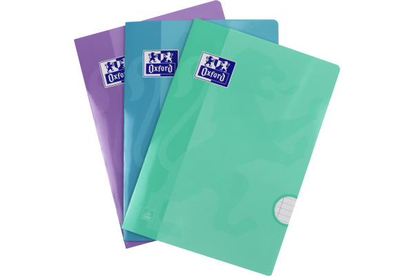 OXFORD Schulheft A4 400171663 liniert ass. 3 x 36 Blatt