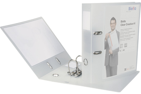 BIELLA Ordner Clear Creative#1 7cm 11941703U transparent A4