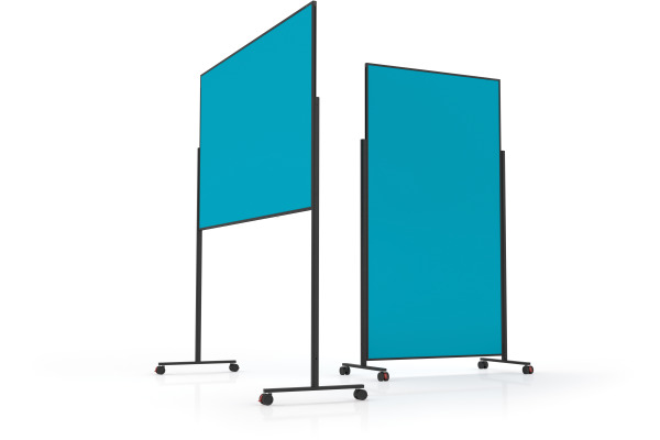 MAGNETOP. Design-Moderatorentafel VP 1181204 türkis, Filz 1000x1800mm