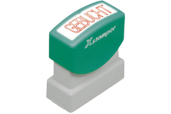 XSTAMPER Stempel Gebucht GE 11-R rot