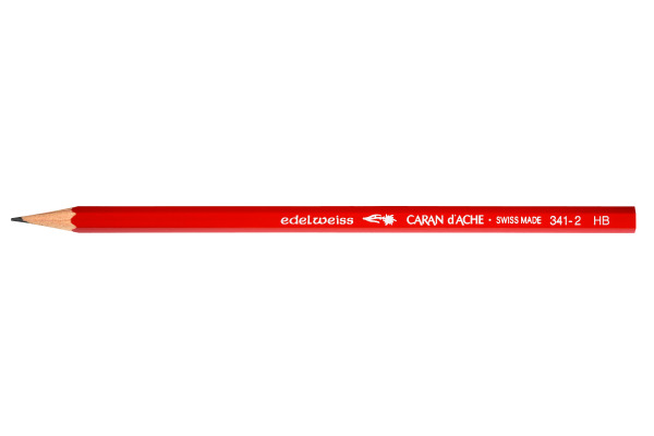 CARAN d'A Schulbleistift Edelweiss HB 341.272 rot