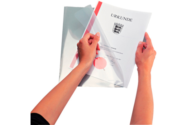 LEITZ Sichtmappen Premium A4 41530003 farblos, 0,15mm 100 Stück