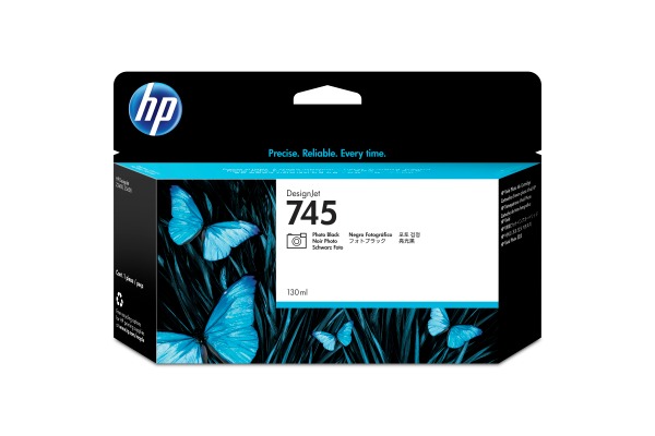 HP Tintenpatrone 745 photo black F9J98A DesignJet Z5600 130ml