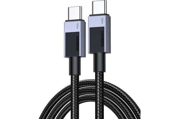 UGREEN Cable USB-C to USB-C, 100W 35985 PD,0.5m,Fast Charging,Gray