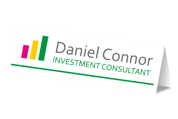 SIGEL Tischkarten 190x60mm DP049 weiss, 185g 40 Stück