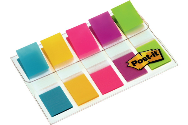 POST-IT Index schmal 11.9x43.2mm 683-5CB2 5-farbig ass./5x20 Blatt