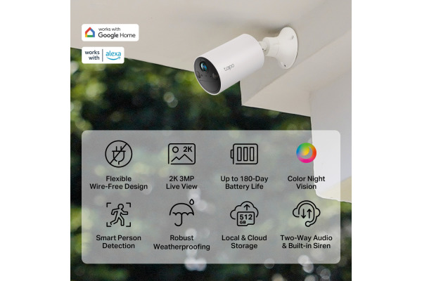TP-LINK Smart Wless Security Camera TAPO C410 3MP