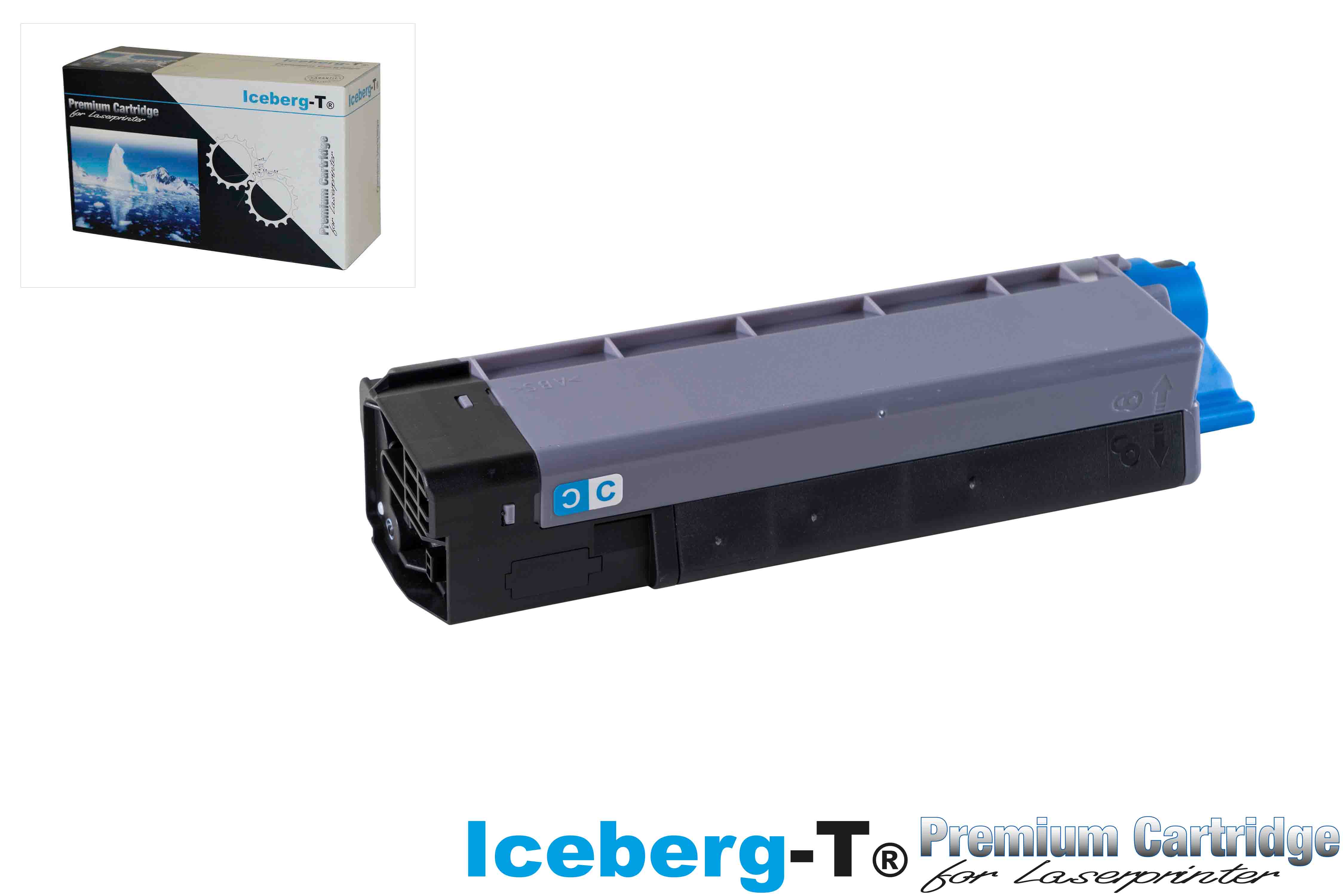 Iceberg-T Toner OKI C5650 2'000 Seiten, cyan