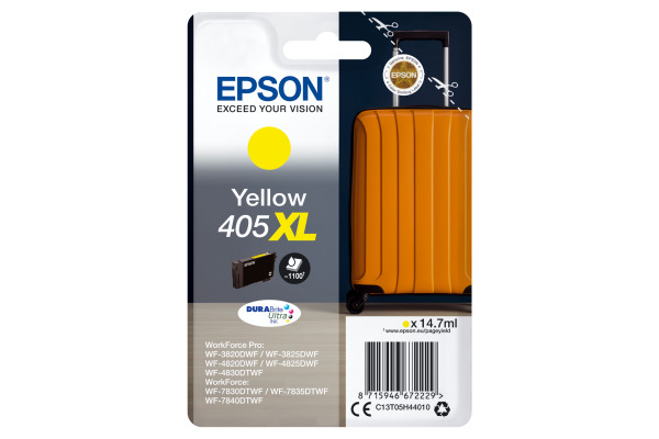 EPSON Tintenpatrone 405XL yellow T05H44010 WF-7830DTWF 1100 Seiten