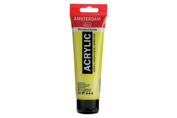 AMSTERDAM Acrylfarbe 120ml 17092432 gruengelb 243