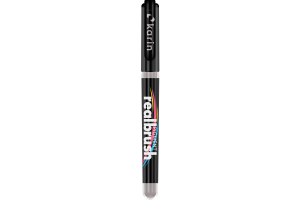 KARIN Real Brush Pen 0.4mm 33Z434 Pigment, warmgrau 1