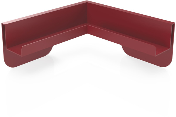 MAGNETOP. Eckablageschale Infinity Wall 114663003 rubinrot