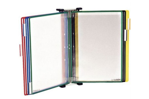 TARIFOLD T-Display Wandelement A4 416169 grau inkl. 5 Taschen
