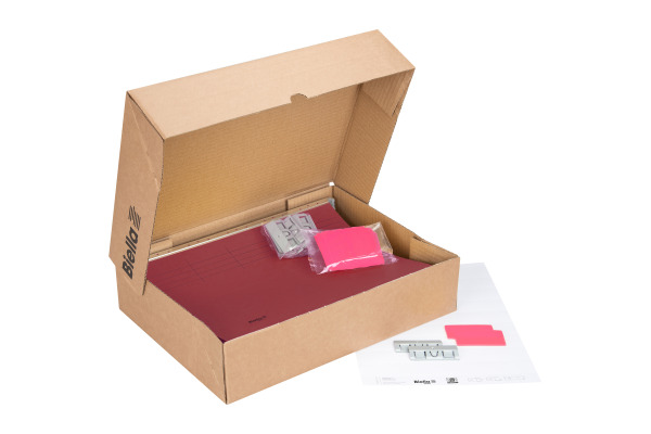 BIELLA Hängemappen-Set A4 27125545U rot 32x25cm 25 Stück