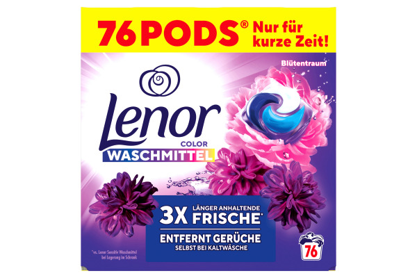 LENOR Wäsche-Pods Allin1 972044 Blütentraum 76 Pods