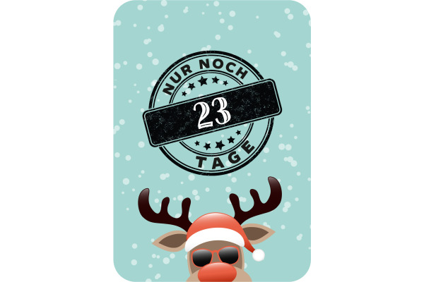 ARS EDITI Adventskalender 7.2x10.5cm 136214 24 Karten zum Abreagieren