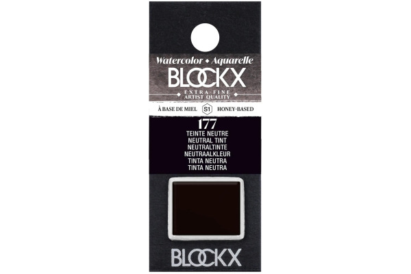 BLOCKX Aquarellfarbe 1.5ml 41177BXC neutralfarben