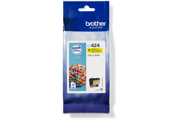 BROTHER Tintenpatrone yellow LC-424Y DCP-J1200 750 Seiten