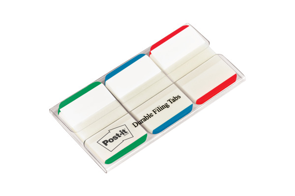 POST-IT Index STRONG Disp. 25,4x38mm 686L-GBR grün,blau,rot 3 Stück
