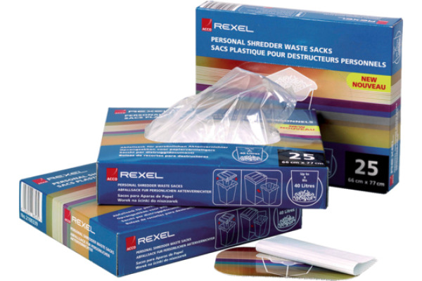 REXEL Abfallsack PP 40lt 40060 transparent 100 Stück