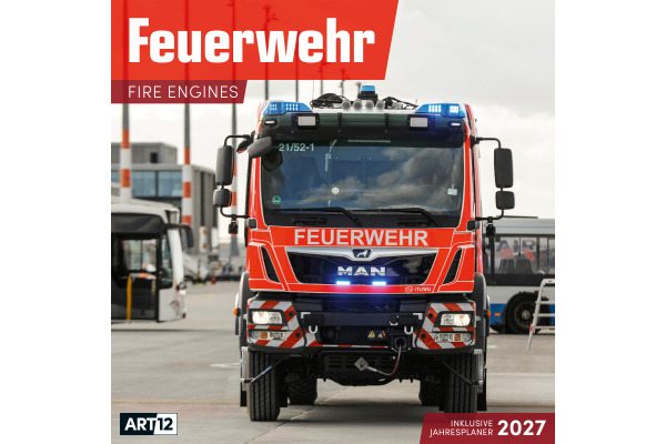 ACKERMANN Bildkalender 2027 4717 Feuerwehr ML 30x30cm