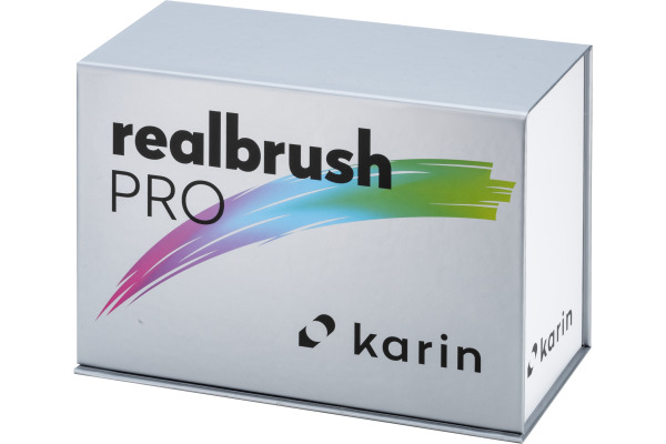 KARIN Real Brush Pen Pro 0.4mm 31C9 Mini Box, 1 Blender 26 Stück