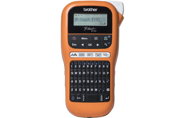 PTOUCH Gerät inkl. PT-E110VP Koffer, Adapter und Band