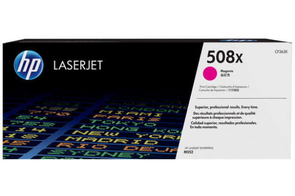HP Toner-Modul 508X magenta CF363X CLJ Enterprise M552 9500 S.