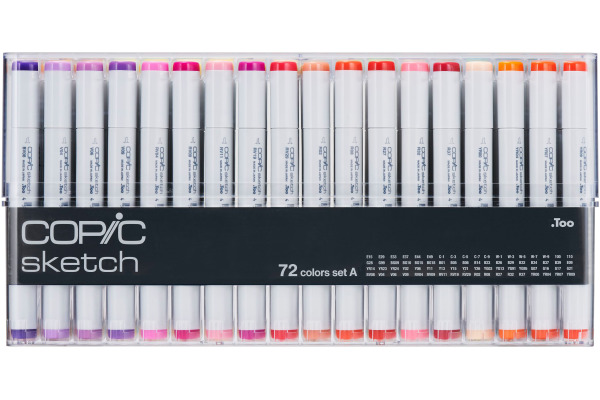 COPIC Marker Sketch 21075160 Set A, 72 Stück