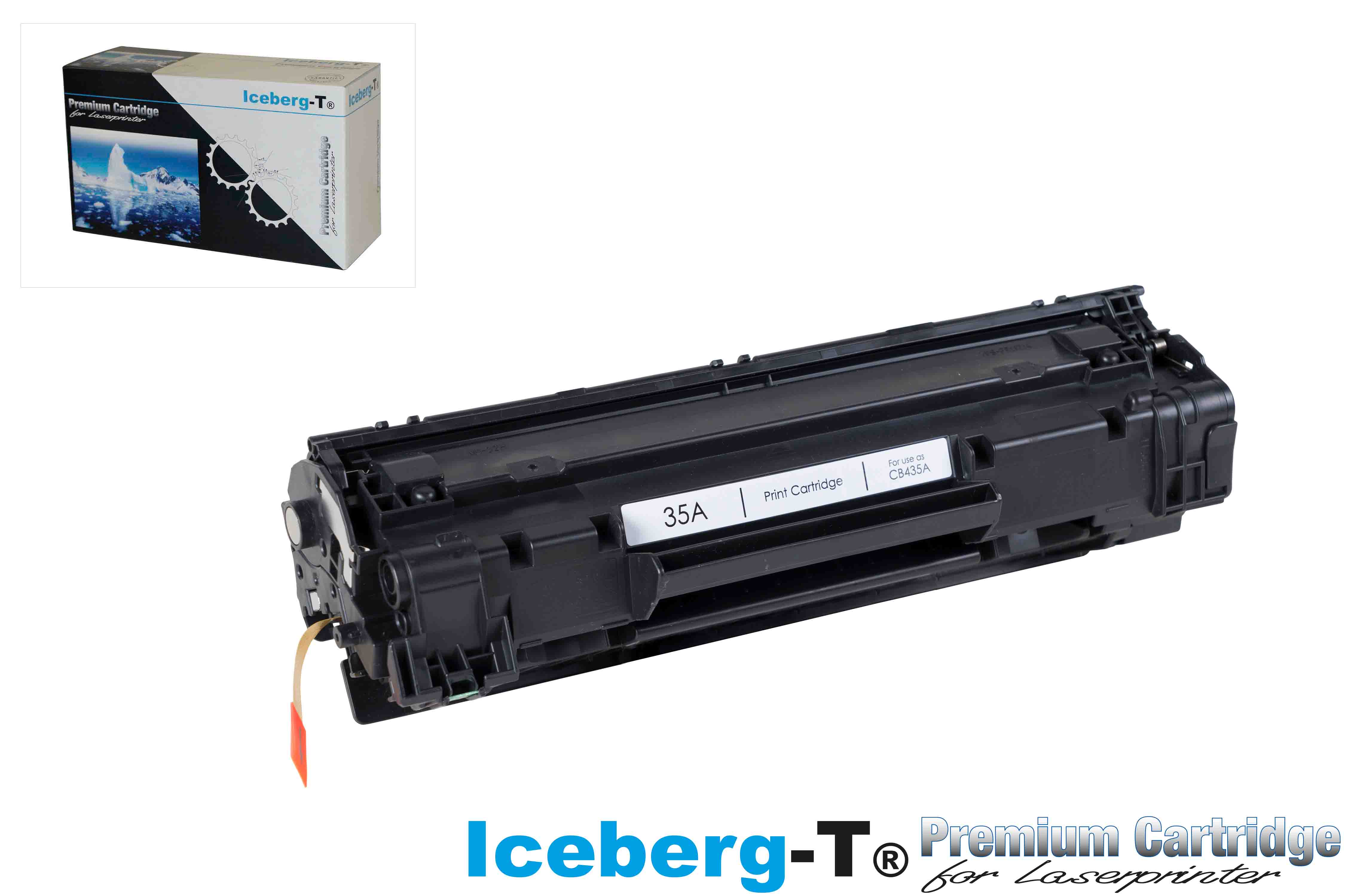 Iceberg-T Toner CB435A 1'500 Seiten, schwarz