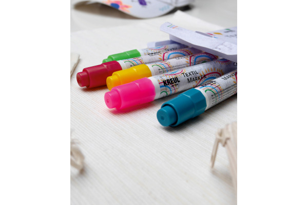 C. KREUL Textilmarker Junior 2-4mm KR-90719 Junior 5 Stück ass.