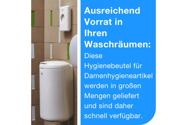TORK Hygienebeutel Spender B5 566000 weiss 140x100x36mm