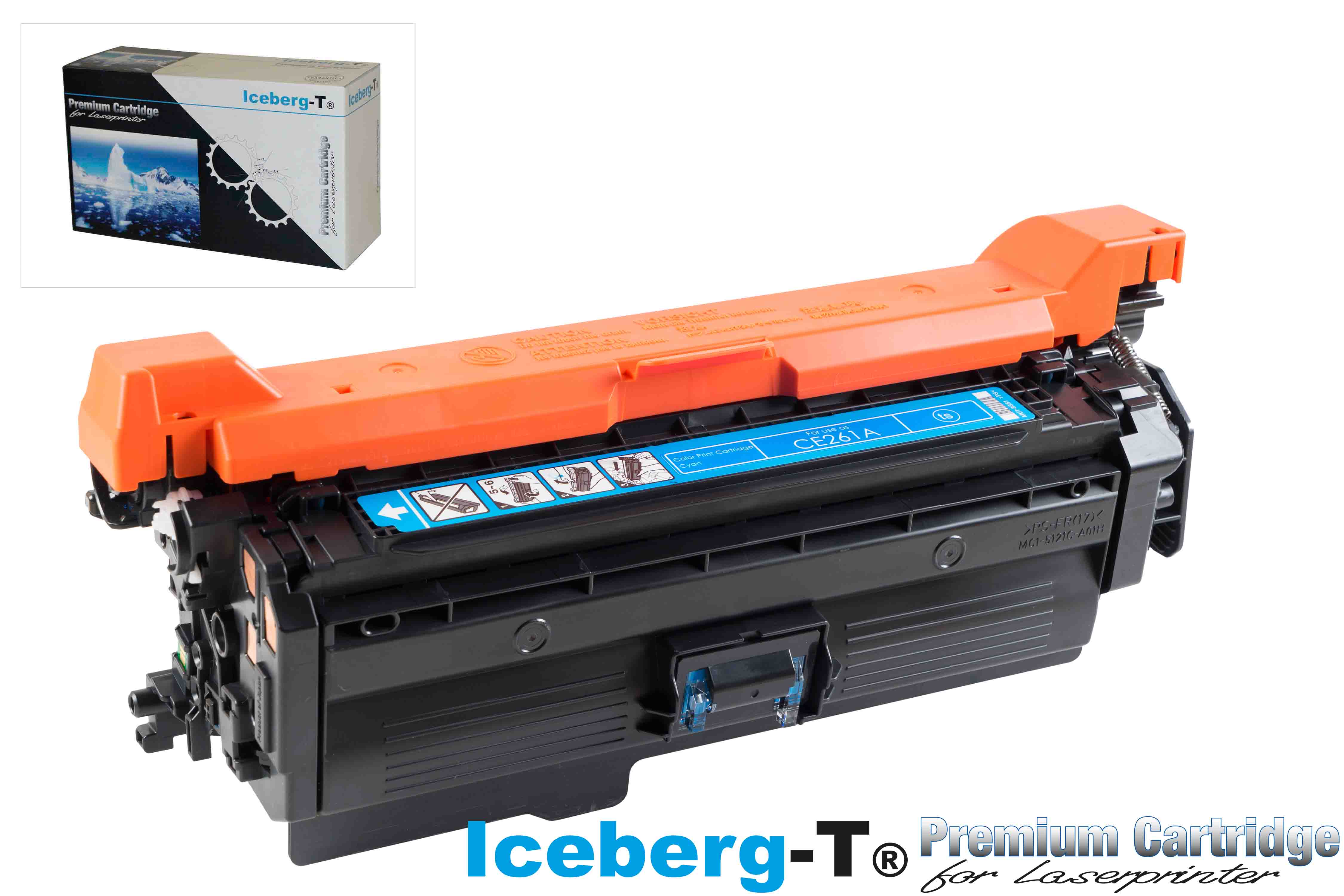 Iceberg-T Toner CE261A / 648A 11'000 Seiten, cyan