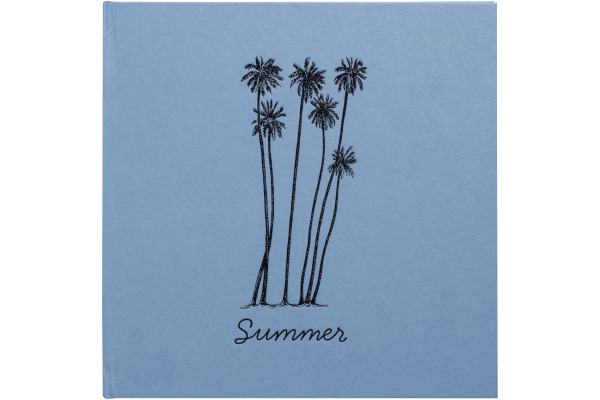 EXACOMPTA Fotoalbum Summertime 25x25cm 16345E Eisblau 30 Seiten