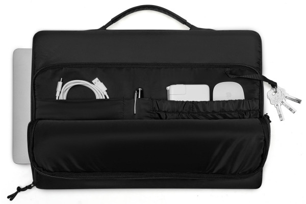 GASTON Däsh Cushioned Briefcase DSCBC16BK 16 inch Black