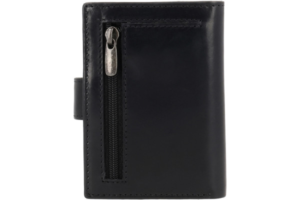 VALENTA Card Wallet Leather 588386 Luxe Black