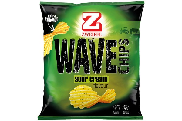ZWEIFEL Wave Chips Sour Cream 2433 120g