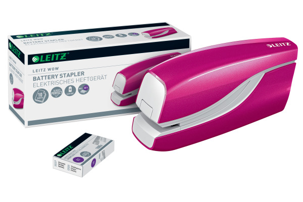 LEITZ Elektrohefter NeXXt WOW 5566 55661023 pink 10 Blatt