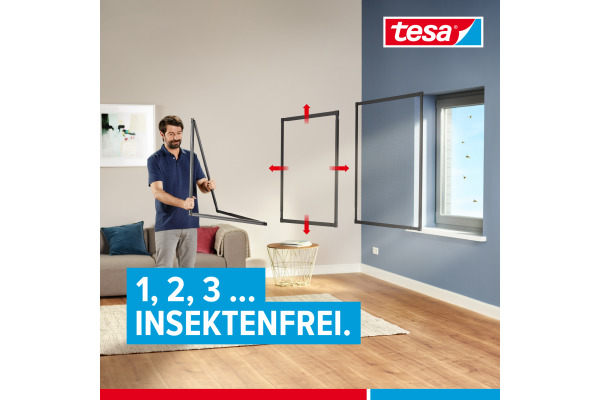 TESA Insektenschutz FALT 55214-000 bis 1.4m 80x80-140x140cm