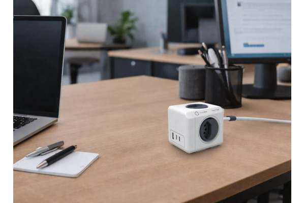 POWERC Socket extend white 66.11558 4xT.13 2xUSB-C 1xUSB-A 35W