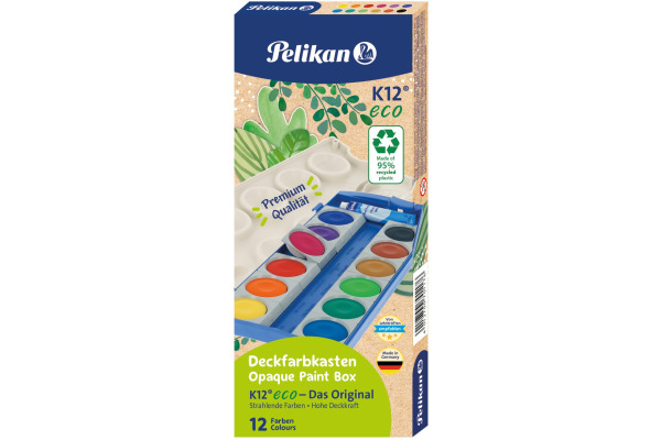PELIKAN Farbkasten K12 eco 701174 12 Farben