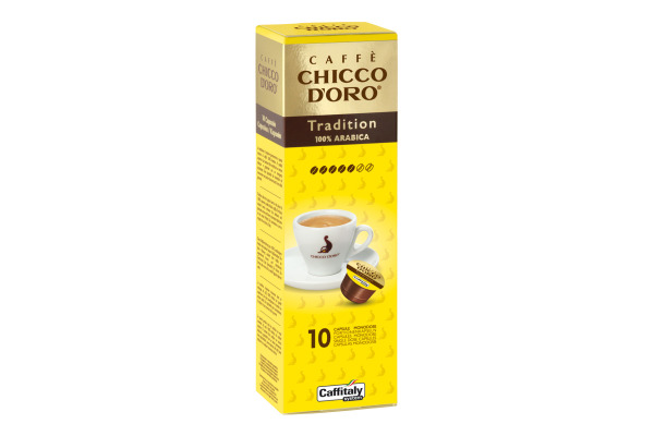 CHICCO D' Caffitaly Kapseln 802000 Tradition 100% Arabica 10 Stk.