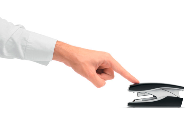 LEITZ Flachheftgerät NeXXT 5603 5603-0095 SoftPress,schwarz 30 Blatt